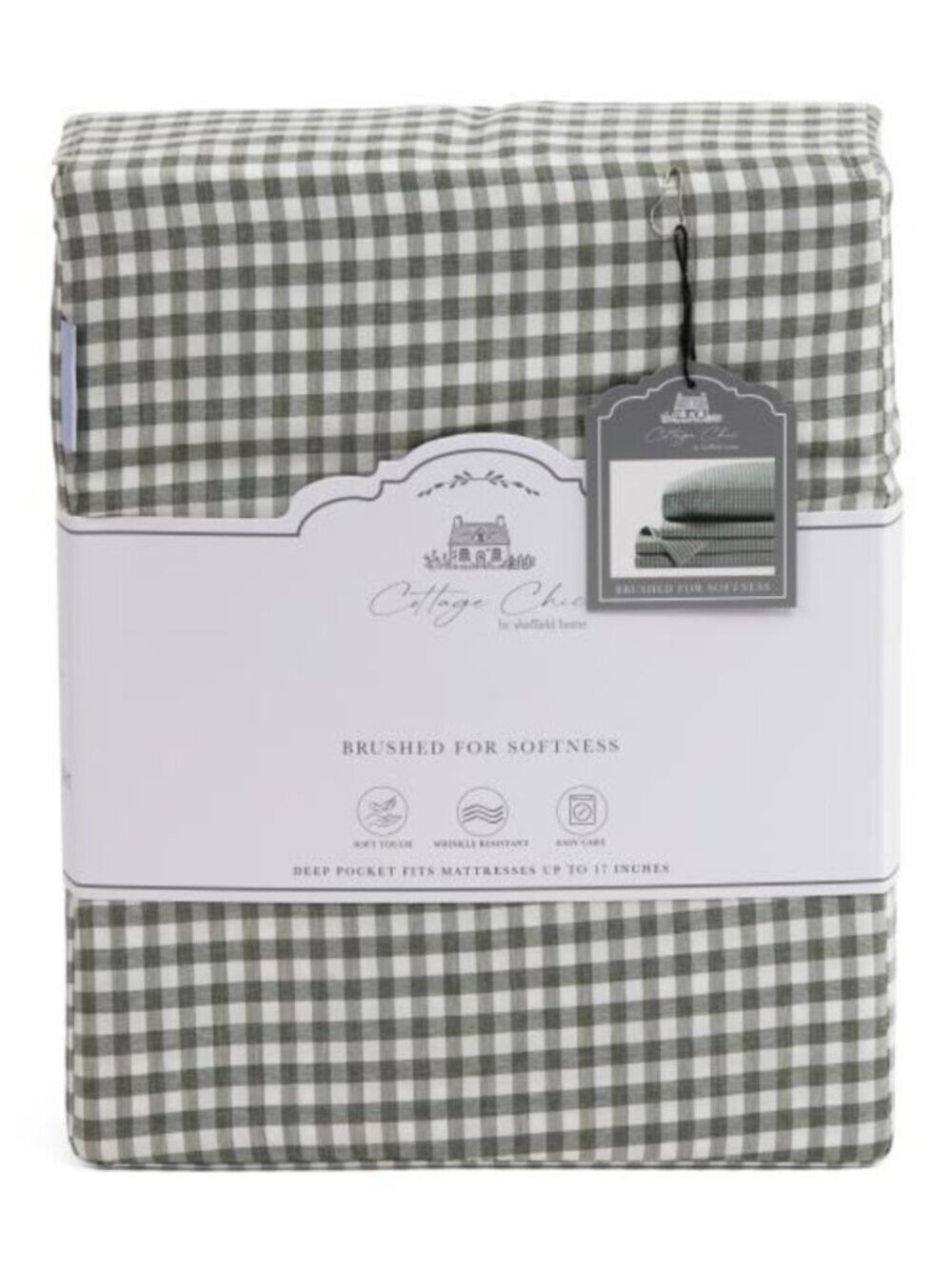 Cottage Chic by Sheffield Home Gingham Sheet Set - Picture 1 of 3